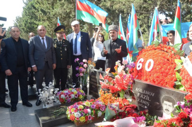 Şəhid Aslanov Fazil Xanış oğlunun 60 illik yubiley tədbiri keçirildi