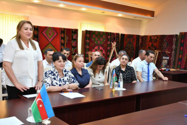 01 Avqust Azərbaycan Əlifbası və  Azərbaycan Dili Günü münasibətilə  tədbir keçirildi