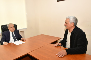 Qubadlı Rayon İcra Hakimiyyətinin  başçısı rayon sakinləri ilə növbəti  səyyar qəbul keçirdi