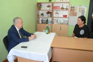 Qubadlı Rayon İcra Hakimiyyətinin başçısı rayon sakinləri ilə növbəti səyyar qəbul keçirdi