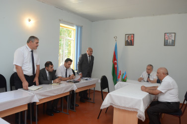 Qubadlı Rayon İcra Hakimiyyətinin  başçısı rayon sakinləri ilə növbəti  səyyar qəbul keçirdi.