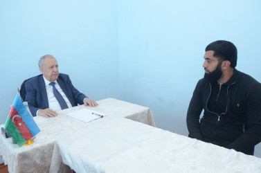 Qubadlı Rayon İcra Hakimiyyətinin  başçısı rayon sakinləri ilə növbəti  səyyar qəbul keçirdi