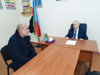 Qubadlı Rayon İcra Hakimiyyətinin  başçısı rayon sakinləri ilə növbəti  səyyar qəbul keçirdi