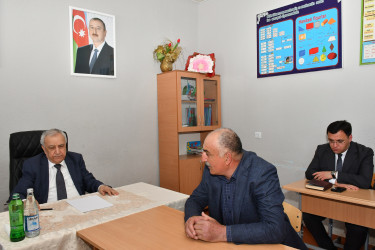 Qubadlı Rayon İcra Hakimiyyətinin başçısı rayon sakinləri ilə növbəti  səyyar qəbul keçirdi