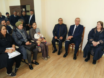 Qubadlı Rayon İcra Hakimiyyətinin  başçısı rayon sakinləri ilə növbəti  səyyar qəbul keçirdi