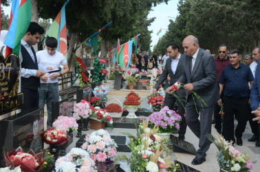 Şəhid Allahverdiyev Vüsal Tahir  oğlunun doğum günü qeyd olundu.