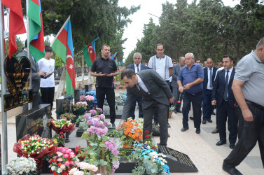 Şəhid Allahverdiyev Vüsal Tahir oğlunun doğum günü ilə əlaqədar  tədbir keçirildi