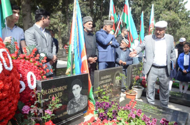 Şəhid Ələkbərov Cavid Fazil oğlunun 50 illik yubileyi münasibətilə tədbir keçirildi