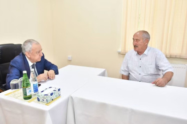 Qubadlı Rayon İcra Hakimiyyətinin  başçısı rayon sakinləri ilə növbəti  səyyar qəbul keçirdi