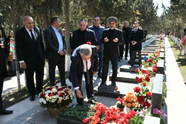 Şəhid Orucov Rəhim Həbibullah oğlunun  anım günü ilə əlaqədar məzarı ziyarət olundu