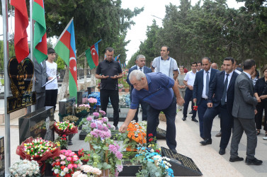 Şəhid Allahverdiyev Vüsal Tahir oğlunun doğum günü ilə əlaqədar  tədbir keçirildi