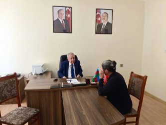 Qubadlı Rayon İcra Hakimiyyətinin  başçısı rayon sakinləri ilə növbəti  səyyar qəbul keçirdi