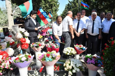 Şəhid jurnalist Abışov Sirac Abış  oğlunun doğum günü qeyd olundu