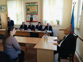 Qubadlı Rayon İcra Hakimiyyətinin  başçısı rayon sakinləri ilə növbəti  səyyar qəbul keçirdi