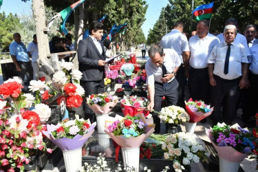 Şəhid jurnalist Abışov Sirac Abış  oğlunun doğum günü qeyd olundu