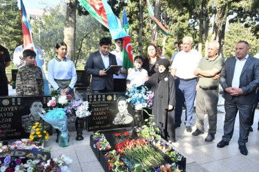 Şəhid Abbasov Zamin Xaqani  Oğlunun Anım Günü Qeyd Olundu