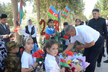 ŞƏHİD RƏHİMLİ ORXAN ELXAN OĞLUNUN DOĞUM  GÜNÜ MÜNASİBƏTİLƏ TƏDBİR KEÇİRİLDİ