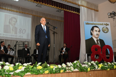 Həkim , Xeyriyyəçi, Şair mərhum  Seyid Mir Məhəmməd Mir Sədi  oğlunun 80 illik yubileyi qeyd olundu.