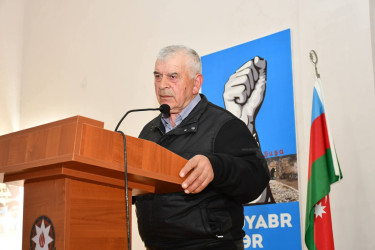 Əməkdar müəllim, "Şərəf nişanı" ordenli İsfəndiyar Haqverdi oğlu İbrahimovun xatirəsinə həsr olunmuş tədbir keçirildi