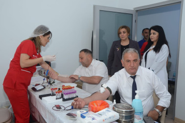 Qanvermə aksiyası keçirildi