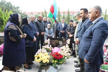 Şəhid İsgəndərov İlkin Camal oğlunun anım günüilə əlaqədar tədbir keçirildi