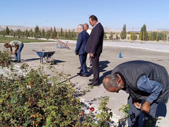 “Yaşıl dünya naminə həmrəylik ili” ilə əlaqədar gül kolları əkildi