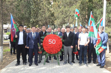 Şəhid Ələkbərov Cavid Fazil oğlunun 50 illik yubileyi münasibətilə tədbir keçirildi