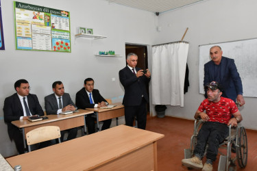 Qubadlı Rayon İcra Hakimiyyətinin başçısı rayon sakinləri ilə növbəti  səyyar qəbul keçirdi