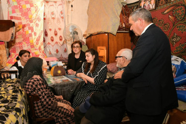 Beynəlxalq Ailə Günündə Qubadlının uzunömürlü ailələrindən biri olan Babayevlər ailəsi ziyarət olundu