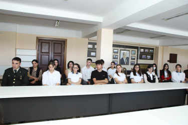 "İnsan Hüquqları Aylığı" çərçivəsində "Hüquqi savadlılıq hər bir gəncin gücüdür" mövzusunda tədbir keçirilib