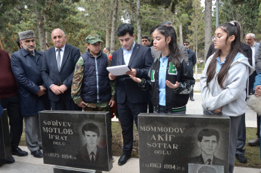Şəhid Sədiyev Mətləb İfrat oğlunun 50 illik yubileyi münasibətilə tədbiri keçirildi