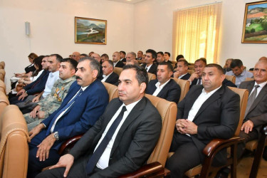 Qubadlı rayonunda Prezident cənab  İlham Əliyevin Yeni Azərbaycan  Partiyasının VIII Qurultayındakı  nitqindən irəli gələn vəzifələrə dair  müşavirə keçirilib
