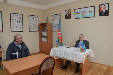 Qubadlı Rayon İcra Hakimiyyətinin  başçısı rayon sakinləri ilə növbəti  səyyar qəbul keçirdi.