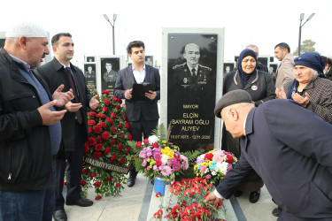 Şəhid Alıyev Elçin Bayram oğlunun anım günü