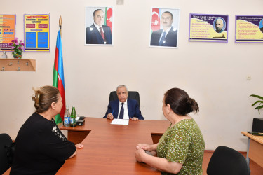 Qubadlı Rayon İcra Hakimiyyətinin  başçısı rayon sakinləri ilə növbəti  səyyar qəbul keçirdi