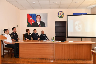 “26 iyun – Narkomaniyaya və Narkobiznesə qarşı Beynəlxalq Mübarizə Günü” ilə bağlı tədbir keçirildi