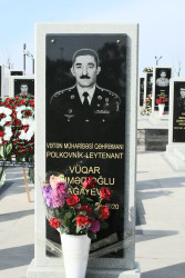 Vətən Müharibəsi Qəhrəmanı, şəhid polkovnik-leytenant  Ağayev Vüqar Əhməd oğlunun doğum günü münasibətilə  tədbir keçirildi