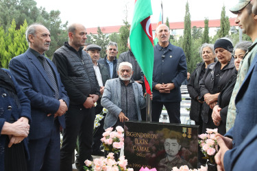 Şəhid İsgəndərov İlkin Camal oğlunun anım günüilə əlaqədar tədbir keçirildi
