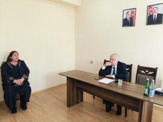 Qubadlı Rayon İcra Hakimiyyətinin  başçısı rayon sakinləri ilə növbəti  səyyar qəbul keçirdi