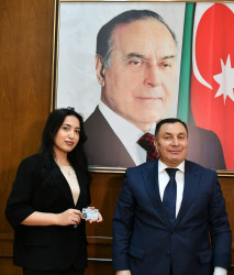 Qubadlı Rayon İcra Hakimiyyətinin inzibati binasında Ümummilli Lider Heydər Əliyevin anadan olmasının 103-cü ildönümünə həsr olunmuş tədbir keçiridi