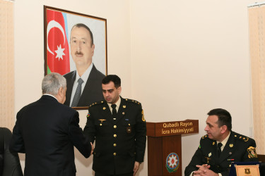 Səfərbərlik və Hərbi Xidmətə Çağırış üzrə  Dövlət Xidmətinin işçilərinin peşə bayramı  münasibəti ilə tədbir keçirildi.