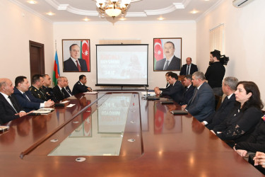 “XOCALI FACİƏSİ ”NİN 34-CÜ İLDÖNÜMÜ  İLƏ ƏLAQƏDAR TƏDBİR KEÇİRİLDİ.
