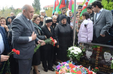 Şəhid Məhərrəmov Ülvi Tahir oğlunun anım günü  ilə əlaqədar tədbir keçirildi