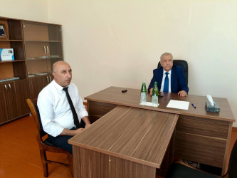 Qubadlı Rayon İcra Hakimiyyətinin  başçısı Hacıqabul rayonunda keçmiş  məcburi köçkünlərlə növbəti səyyar  qəbul keçirdi