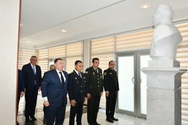 Qubadlı Rayon İcra Hakimiyyətinin inzibati binasında Ümummilli Lider Heydər Əliyevin anadan olmasının 103-cü ildönümünə həsr olunmuş tədbir keçiridi