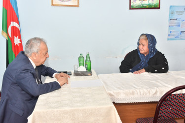 Qubadlı Rayon İcra Hakimiyyətinin  başçısı rayon sakinləri ilə növbəti  səyyar qəbul keçirdi
