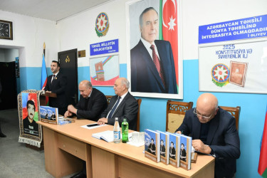 Şəhid Cavanşir Rüstəmova həsr olunan “Əbədiyyət  yolçusu” kitabının təqdimat mərasimi keçirildi.