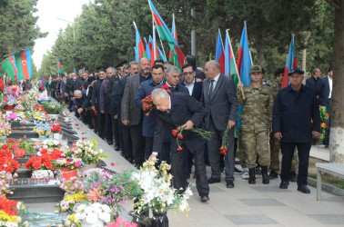 25 oktyabr Qubadlı Şəhəri Günü və Şəhid İsgəndərov İlkin Camal oğlunun anım günü ilə əlaqədar tədbir keçirildi