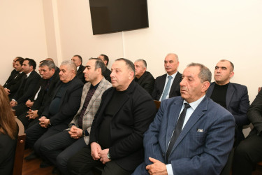 “XOCALI FACİƏSİ ”NİN 34-CÜ İLDÖNÜMÜ  İLƏ ƏLAQƏDAR TƏDBİR KEÇİRİLDİ.