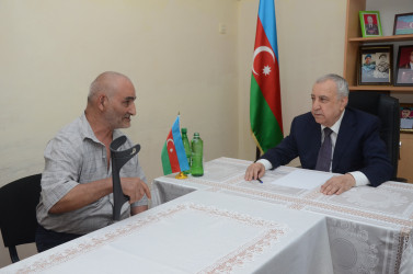 Qubadlı Rayon İcra Hakimiyyətinin  başçısı rayon sakinləri ilə növbəti  səyyar qəbul keçirdi